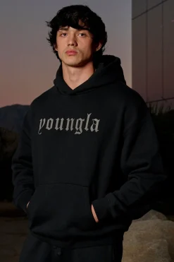 Outerwear<Youngla 566-Cloud 9 Hoodies Black|Charcoal|Hunter Green|Oatmeal