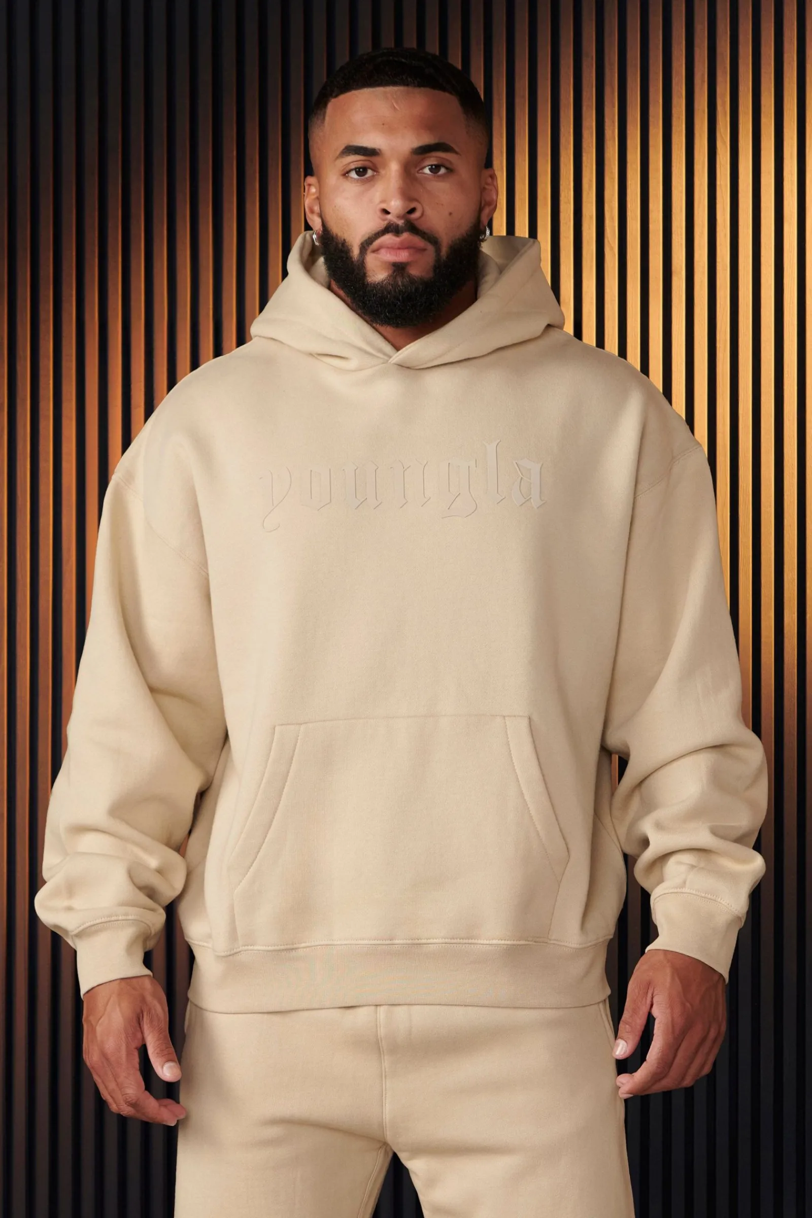 Outerwear<Youngla 566-Cloud 9 Hoodies Black|Charcoal|Hunter Green|Oatmeal