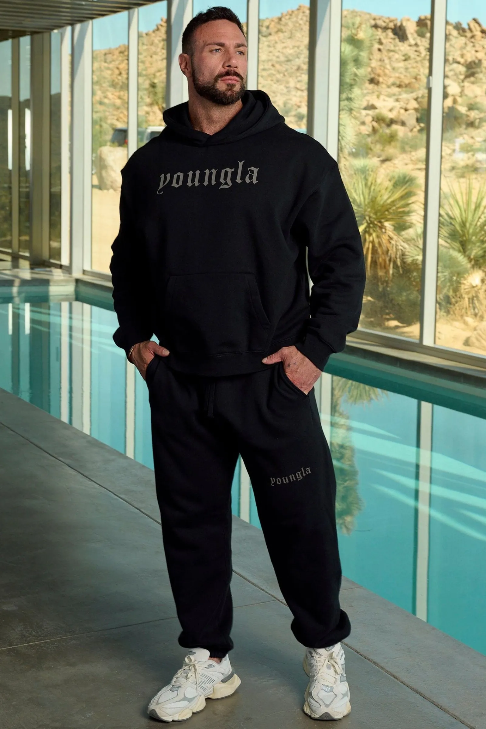 Joggers<Youngla 266-Cloud 9 Joggers Black|Charcoal|Hunter Green|Oatmeal