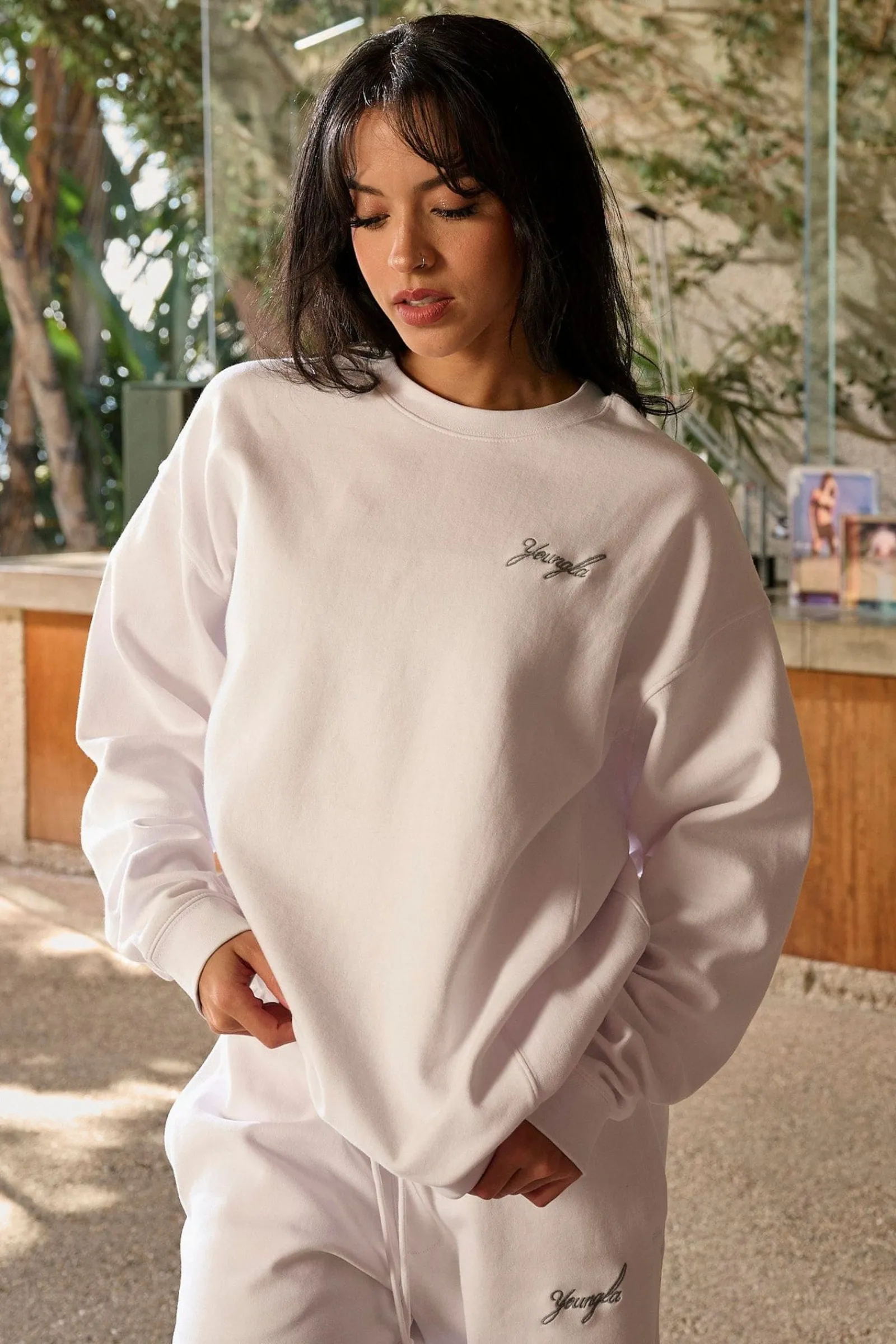 Shirts<Youngla 5004-Cloud Comfort Set-Crewneck Black|Cream|Grey Blue|White