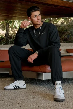 Shirts<Youngla 5004-Cloud Comfort Set-Crewneck Black|Cream|Grey Blue|White