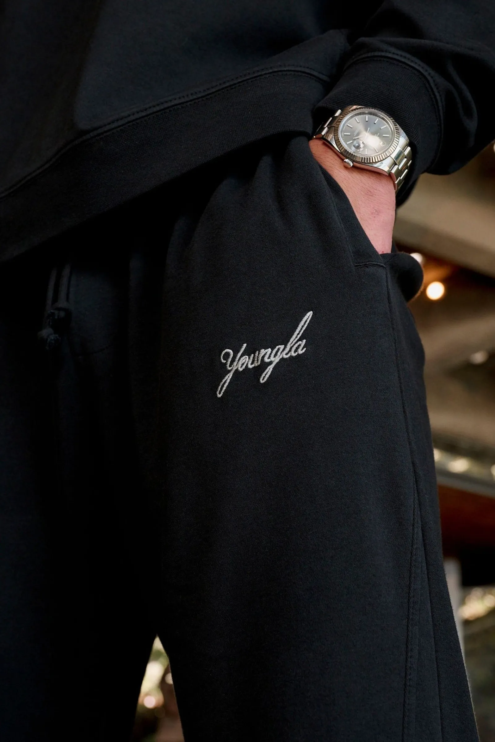 Joggers<Youngla 2098-Cloud Comfort Set-Joggers Black|Cream|Grey Blue|White