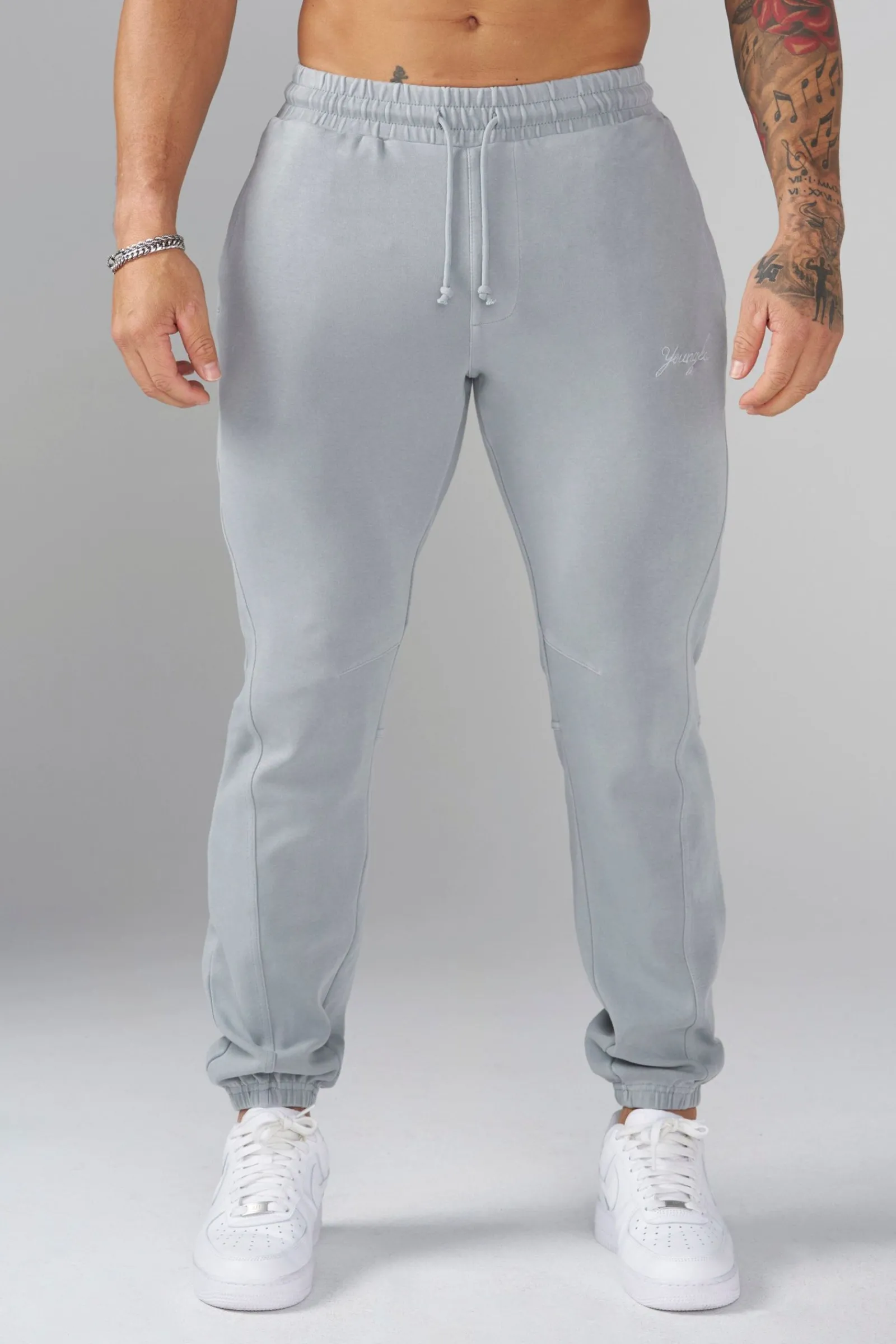 Joggers<Youngla 2098-Cloud Comfort Set-Joggers Black|Cream|Grey Blue|White