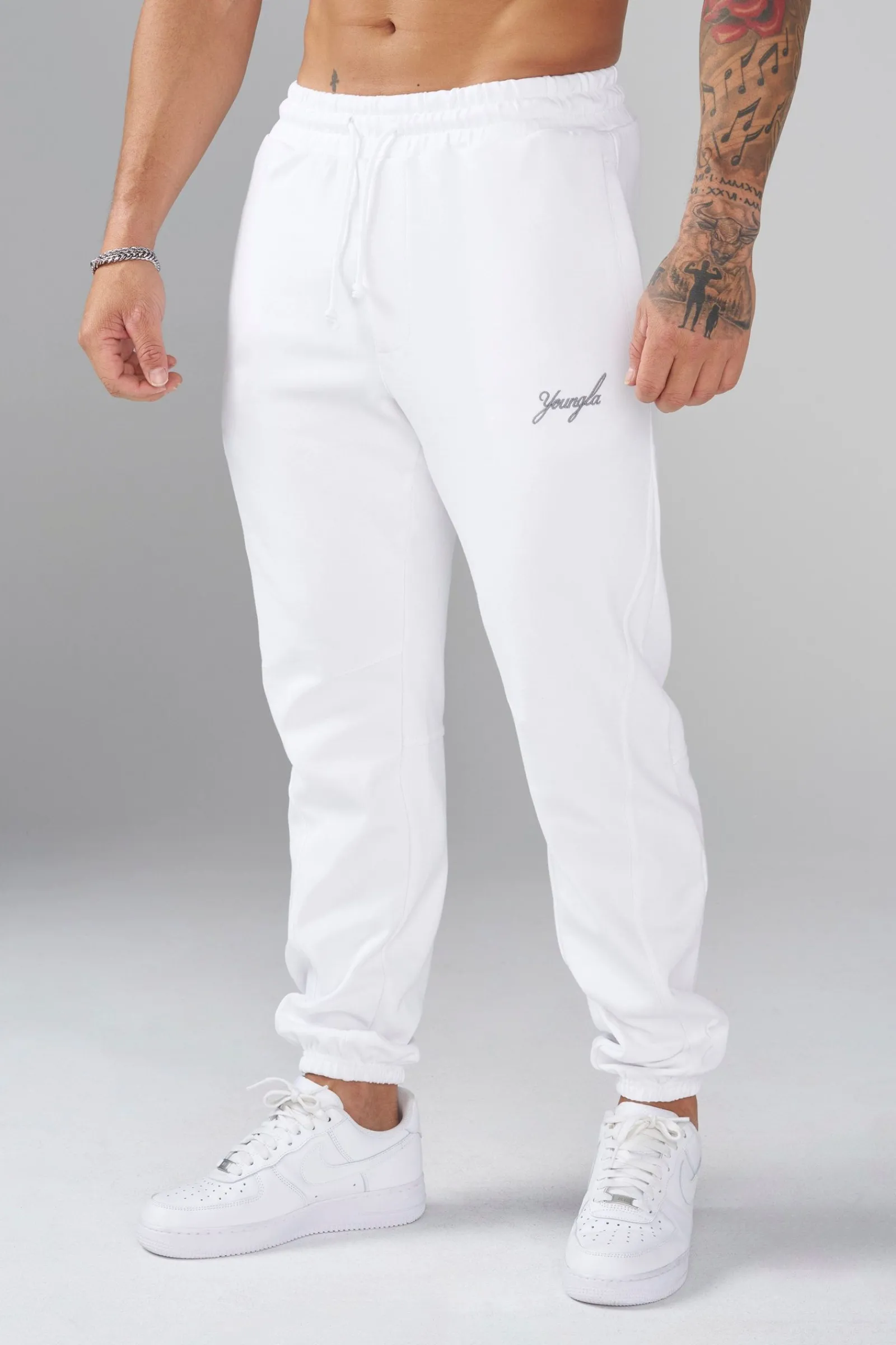 Joggers<Youngla 2098-Cloud Comfort Set-Joggers Black|Cream|Grey Blue|White