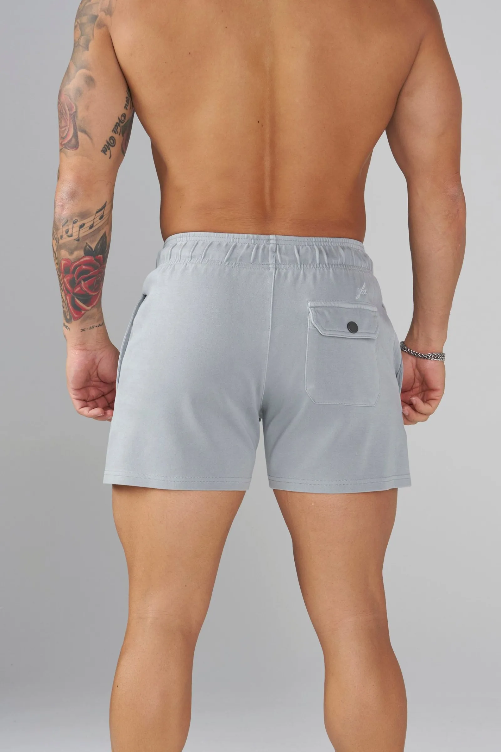 Shorts<Youngla 1017-Cloud Comfort Set-Shorts Black|Cream|Grey Blue|White