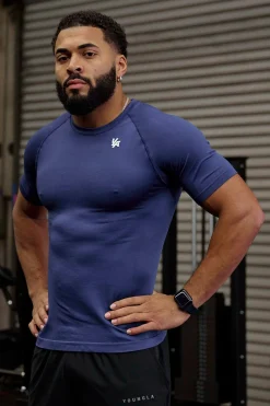 Shirts<Youngla 477-Combat Compression Tees Black|Navy|Olive|Teal