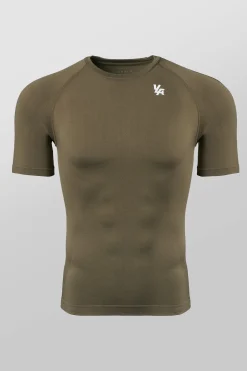 Shirts<Youngla 477-Combat Compression Tees Black|Navy|Olive|Teal