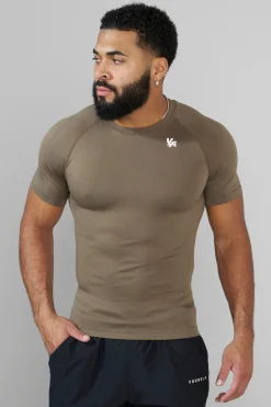 Shirts<Youngla 477-Combat Compression Tees Black|Navy|Olive|Teal