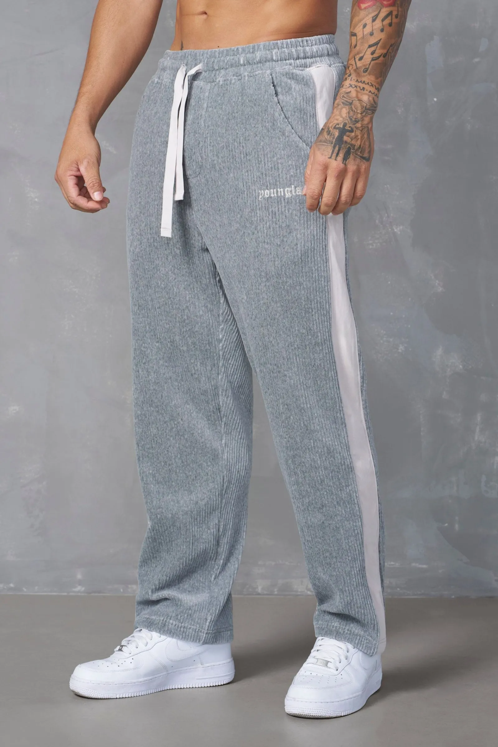 Joggers<Youngla 221-Corduroy Pants Black|Brown|Grey|Navy