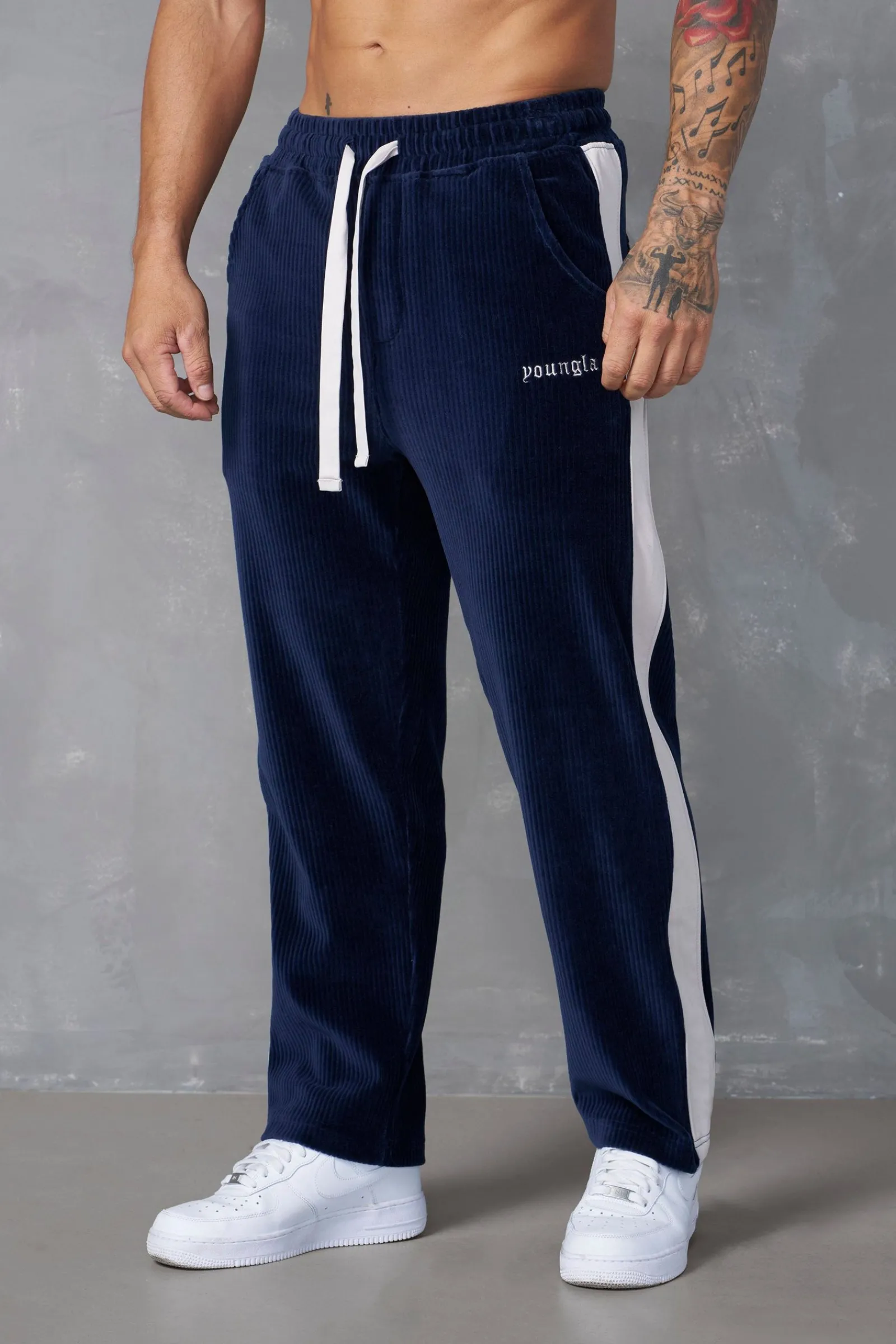 Joggers<Youngla 221-Corduroy Pants Black|Brown|Grey|Navy