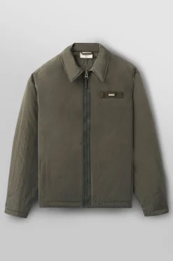 Outerwear<Youngla 529-Crinkled Jacket Black|Light Grey|Olive Green