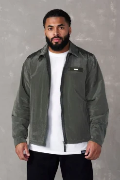 Outerwear<Youngla 529-Crinkled Jacket Black|Light Grey|Olive Green