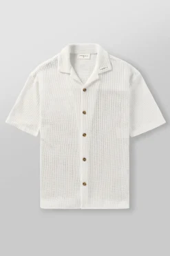 Shirts<Youngla 4036-Crochet Shirts Black|Olive|Tan|White