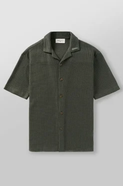 Shirts<Youngla 4036-Crochet Shirts Black|Olive|Tan|White
