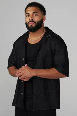 Shirts<Youngla 4036-Crochet Shirts Black|Olive|Tan|White
