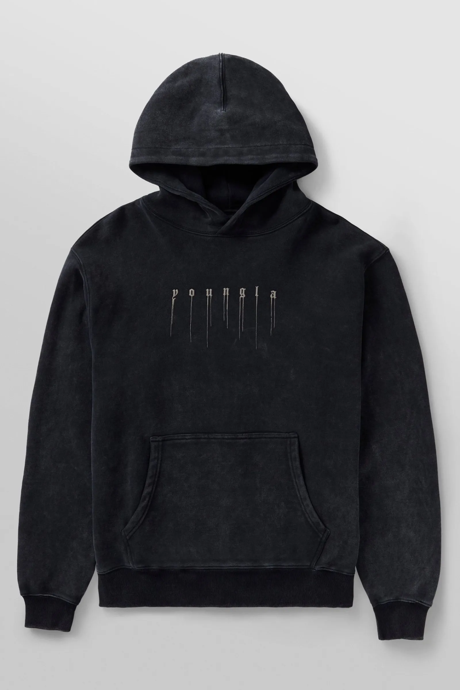 Outerwear<Youngla 551-Drippy Skull Hoodie Black Wash|Beige Wash|Grey Wash