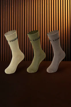 Accessories<Youngla 714-Earthy Socks Set Earthy Pack|Heather Pack|Pastel Pack