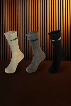 Accessories<Youngla 714-Earthy Socks Set Earthy Pack|Heather Pack|Pastel Pack