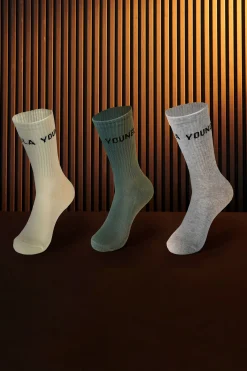 Accessories<Youngla 714-Earthy Socks Set Earthy Pack|Heather Pack|Pastel Pack