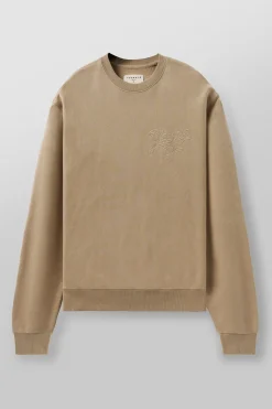 Outerwear<Youngla 5092-Effortless Sets-Crewnecks Black|Brown Camel|Charcoal|Off-White