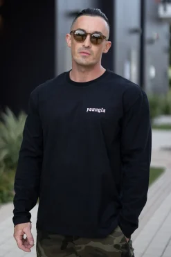 Shirts<Youngla 801-Eternal Longsleeves Black|Brown|Carolina Blue|Heather Grey