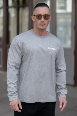 Shirts<Youngla 801-Eternal Longsleeves Black|Brown|Carolina Blue|Heather Grey