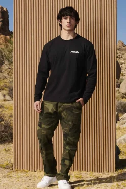 Shirts<Youngla 801-Eternal Longsleeves Black|Brown|Carolina Blue|Heather Grey