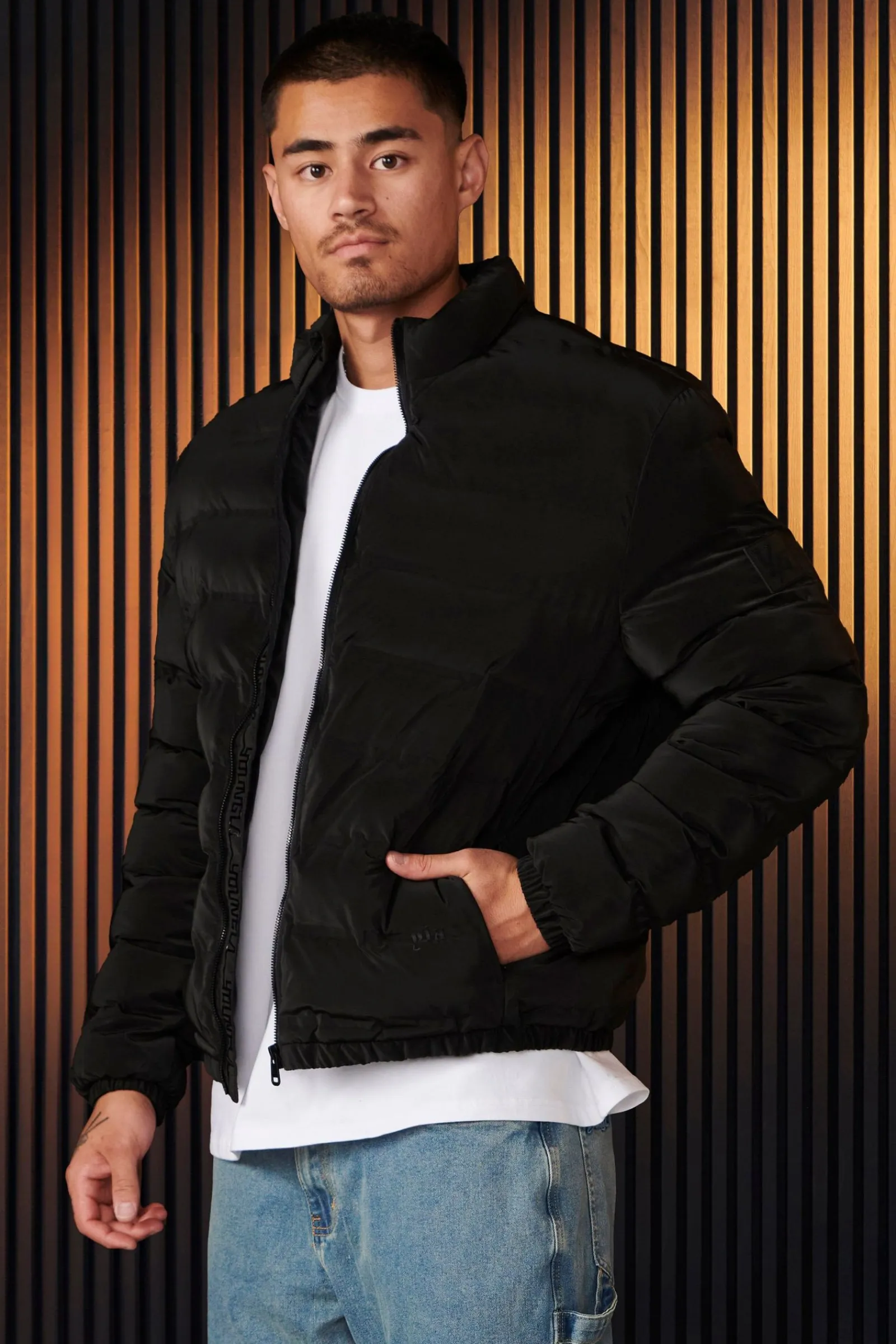 Outerwear<Youngla 536-Everyday Puffers Black|White
