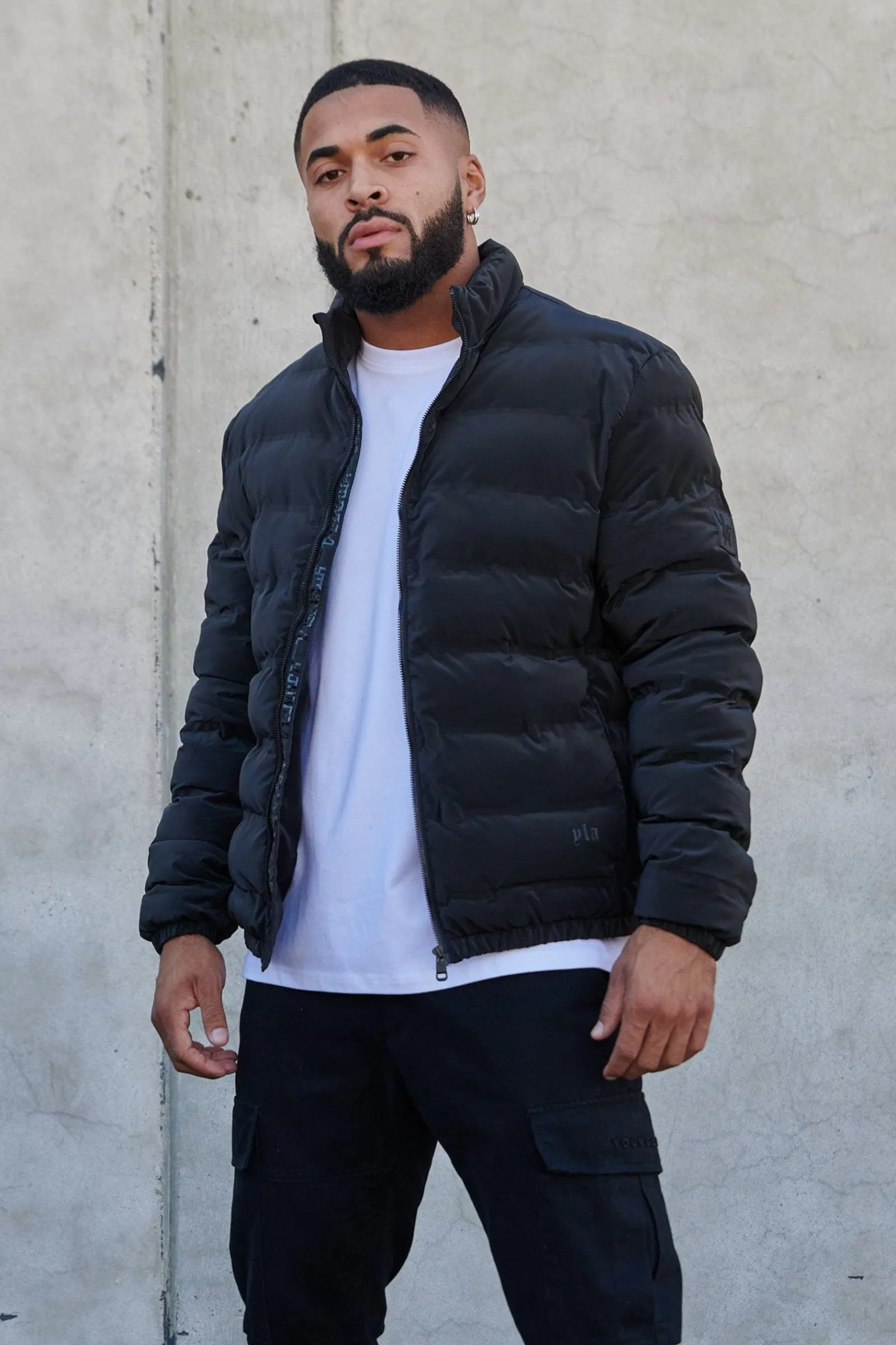 Outerwear<Youngla 536-Everyday Puffers Black|White