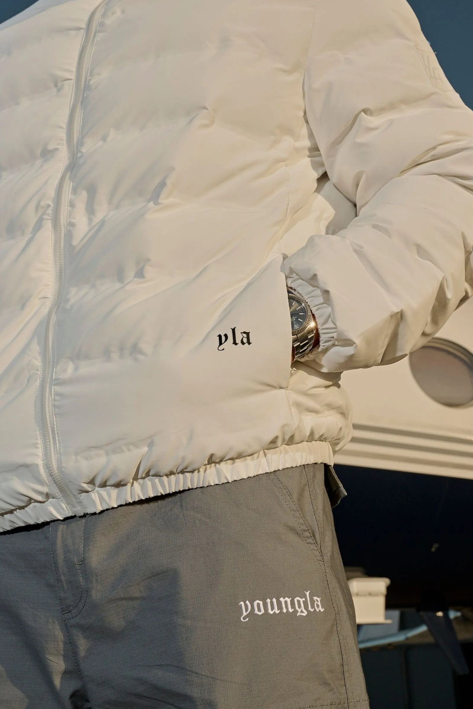 Outerwear<Youngla 536-Everyday Puffers Black|White