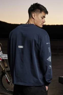 Shirts<Youngla 8037-Excellence Longsleeves Black|Charcoal|Navy|Olive