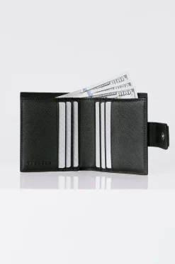 Accessories<Youngla 951-Executive Bifold Wallets Black|Red