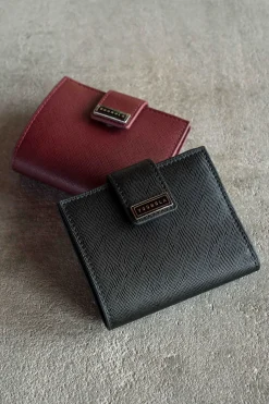 Accessories<Youngla 951-Executive Bifold Wallets Black|Red