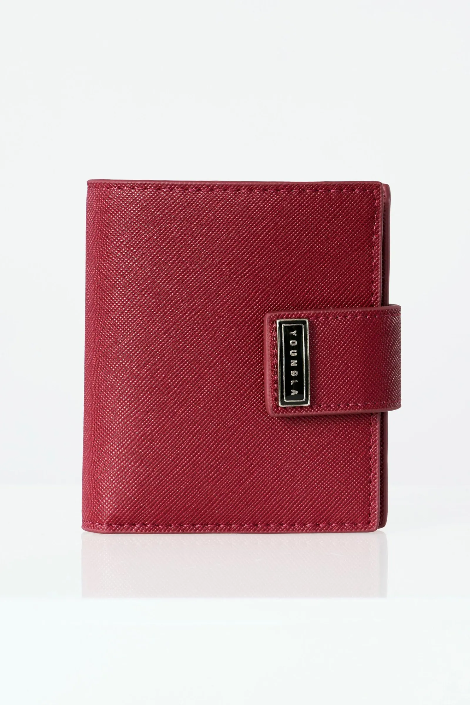 Accessories<Youngla 951-Executive Bifold Wallets Black|Red