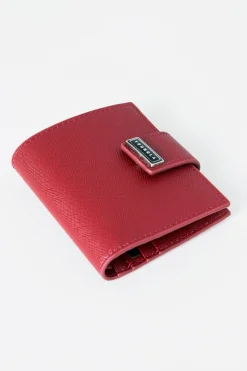 Accessories<Youngla 951-Executive Bifold Wallets Black|Red