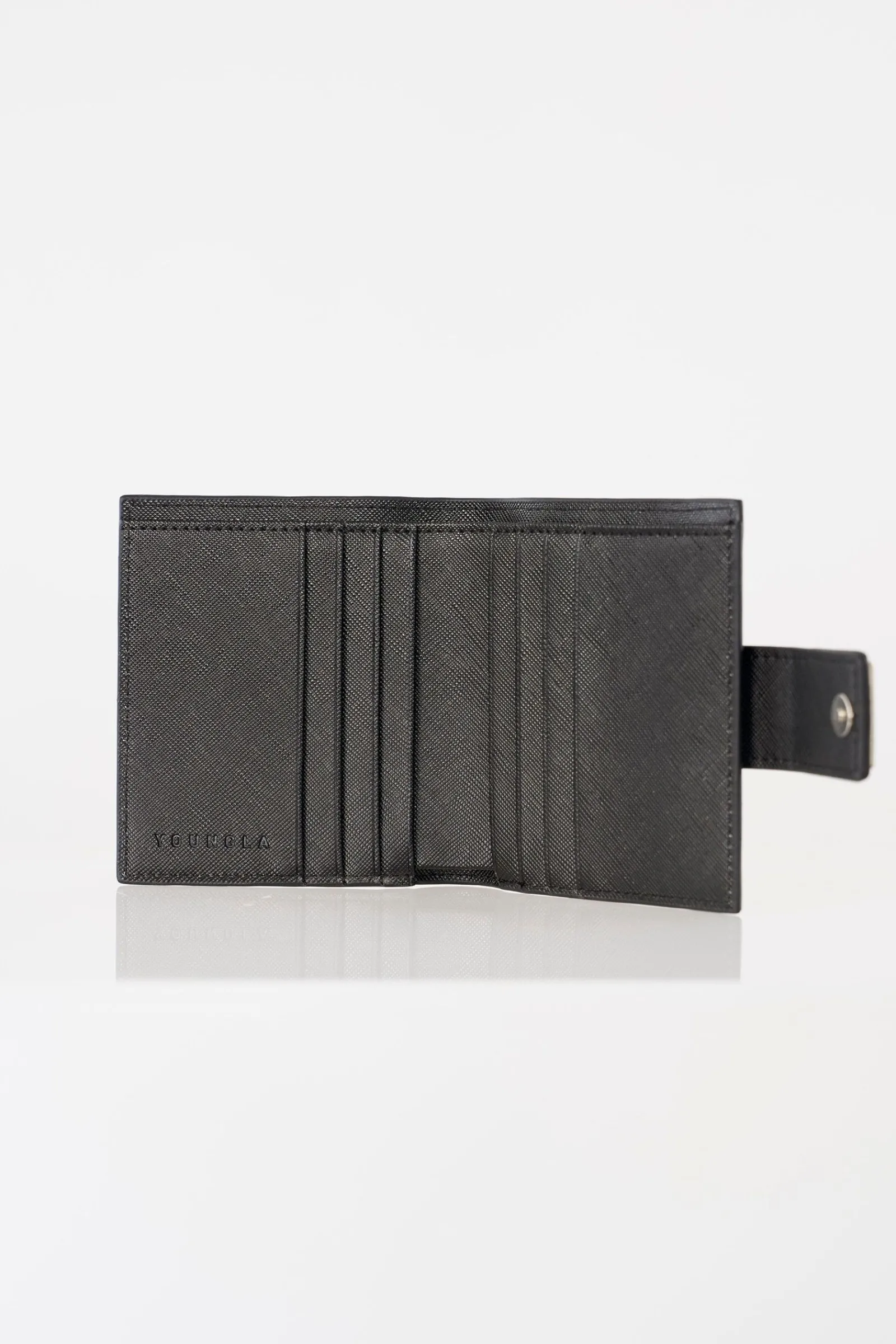 Accessories<Youngla 951-Executive Bifold Wallets Black|Red