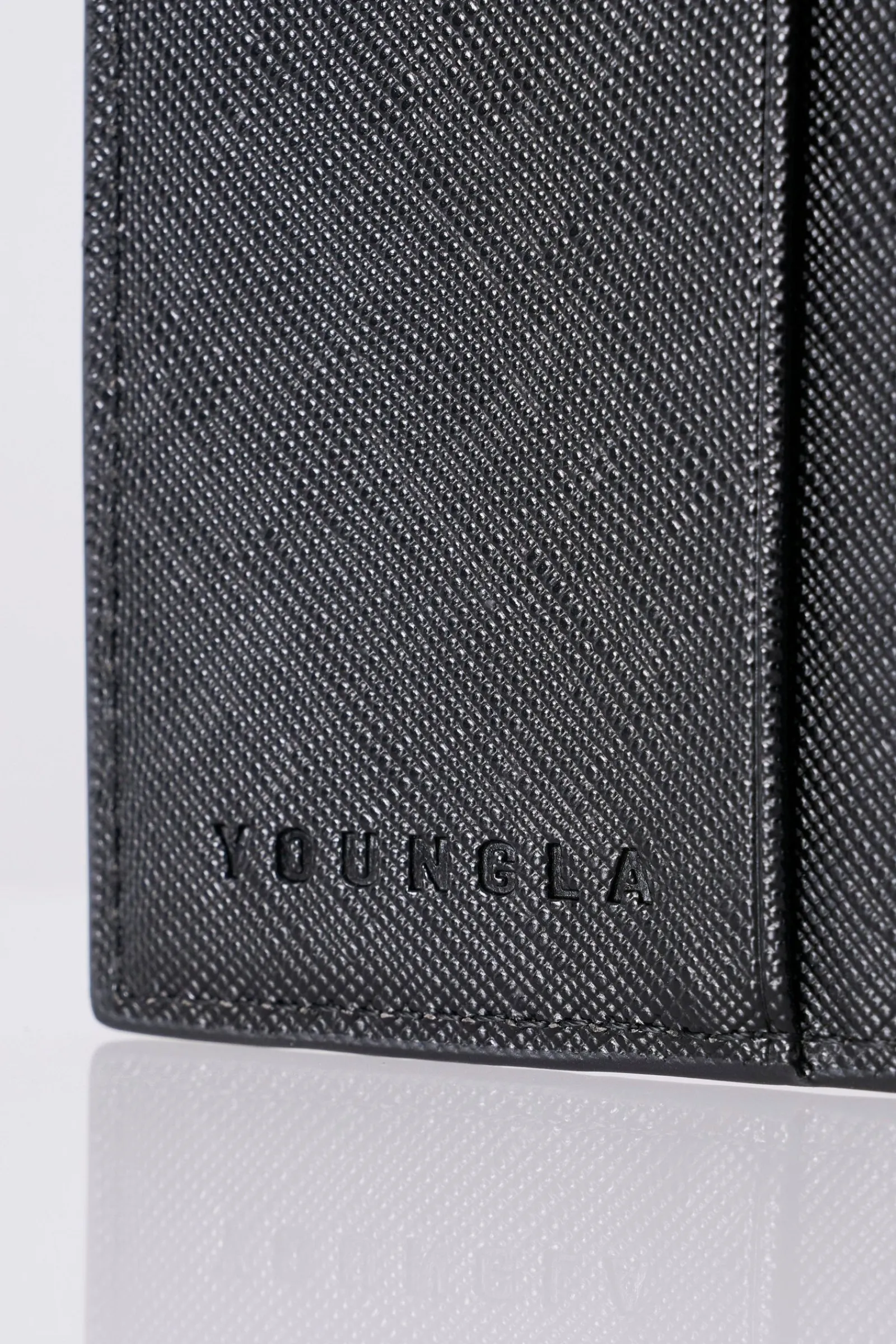 Accessories<Youngla 951-Executive Bifold Wallets Black|Red