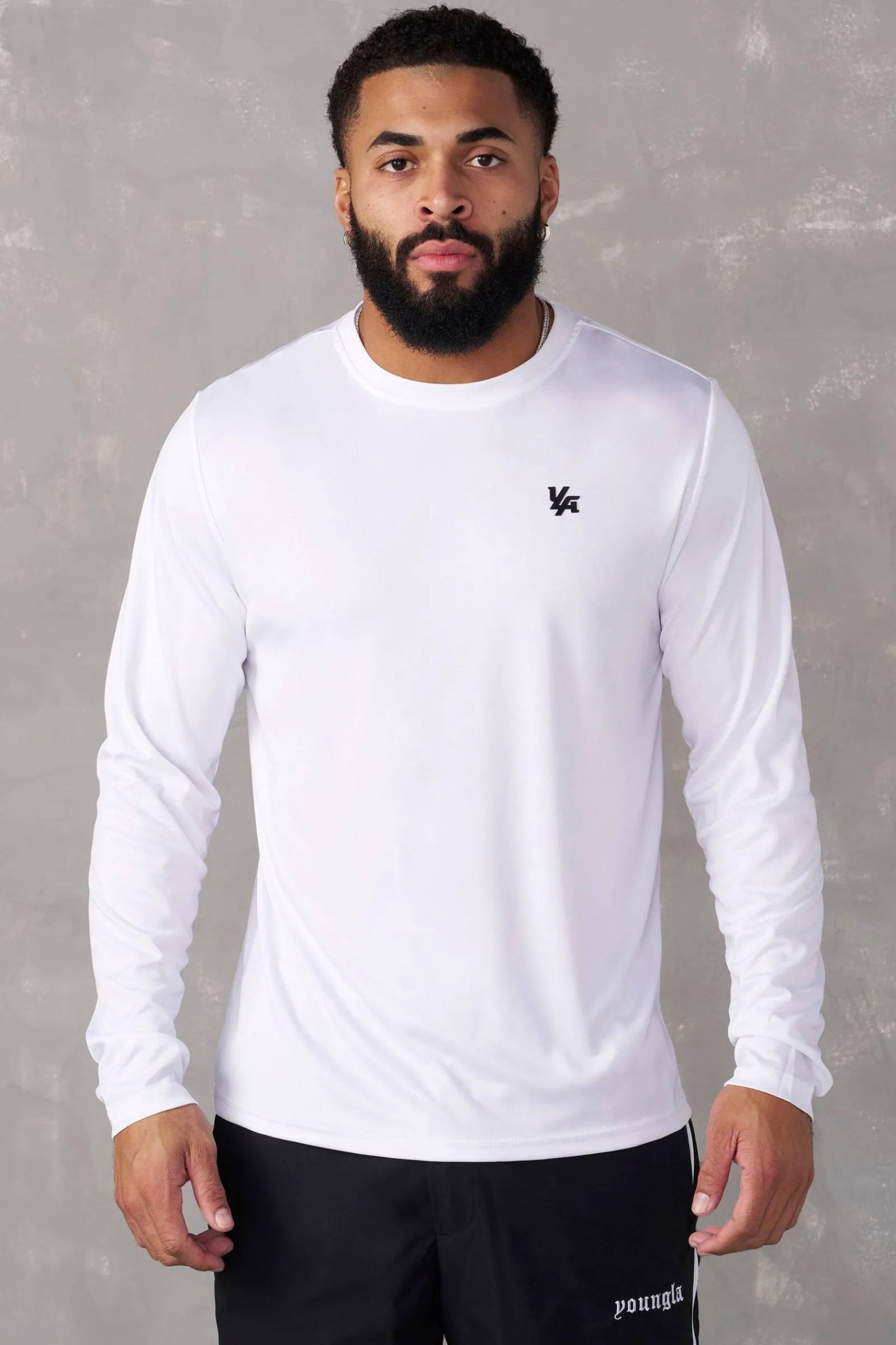 Shirts<Youngla 835-Fittech Longsleeves Black|Charcoal|Olive|Teal