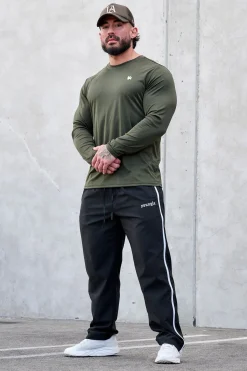 Shirts<Youngla 835-Fittech Longsleeves Black|Charcoal|Olive|Teal