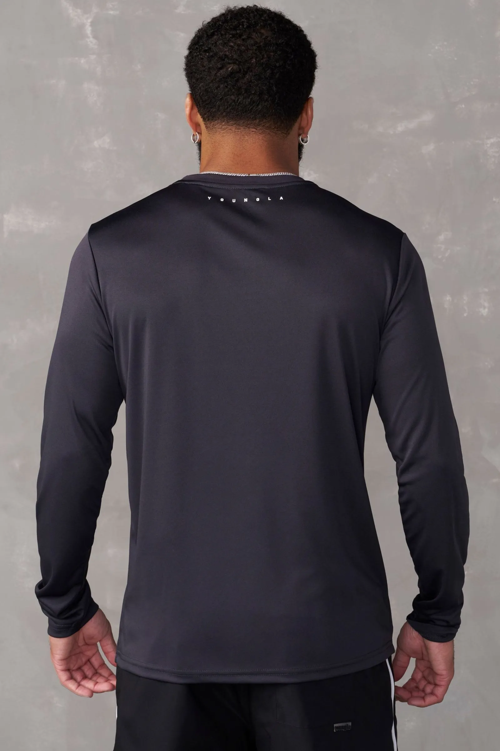 Shirts<Youngla 835-Fittech Longsleeves Black|Charcoal|Olive|Teal