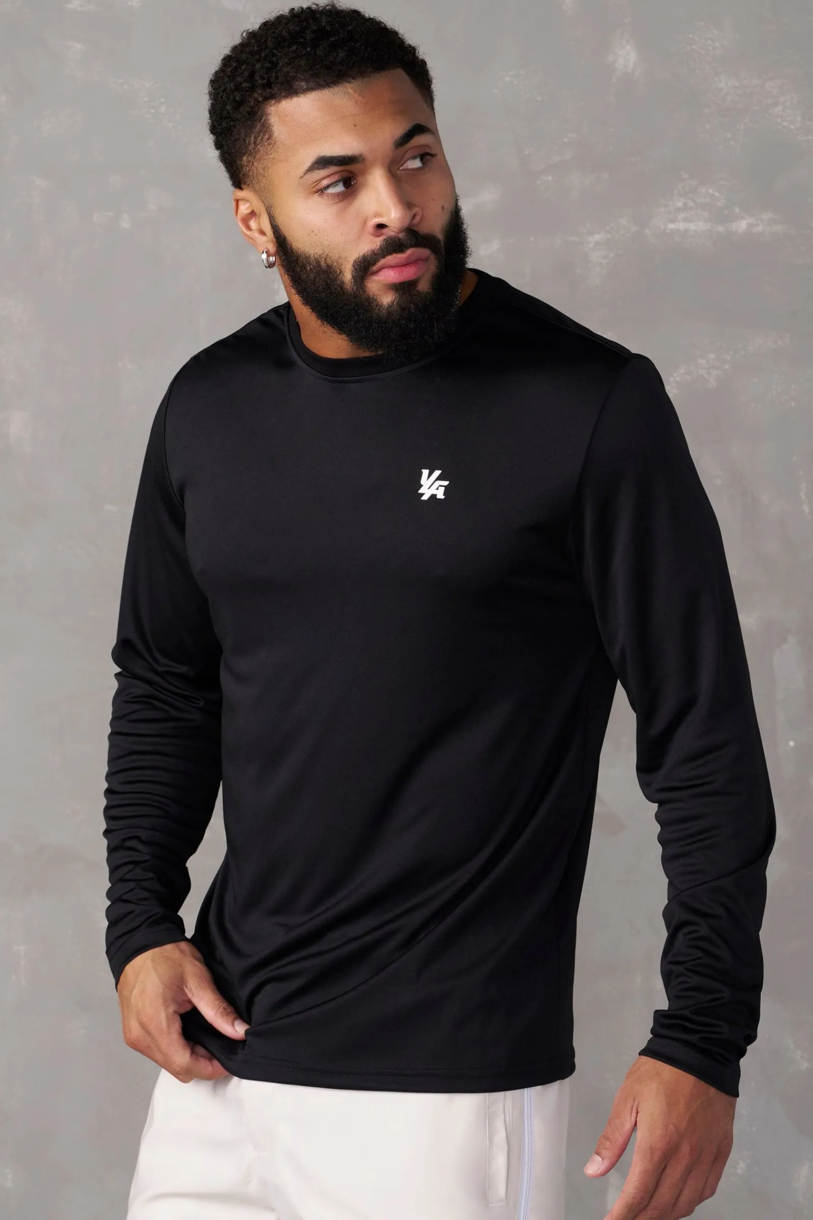 Shirts<Youngla 835-Fittech Longsleeves Black|Charcoal|Olive|Teal