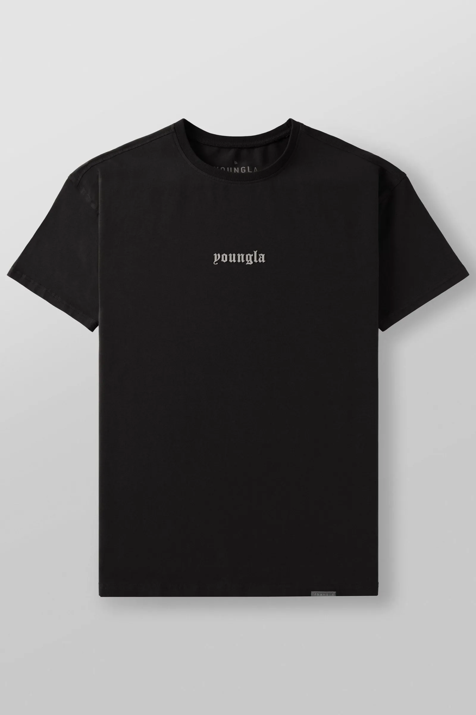 Shirts<Youngla 4059-Fitted Metal Tee Black Wash|Brown Wash|Coal Wash|Peat Wash