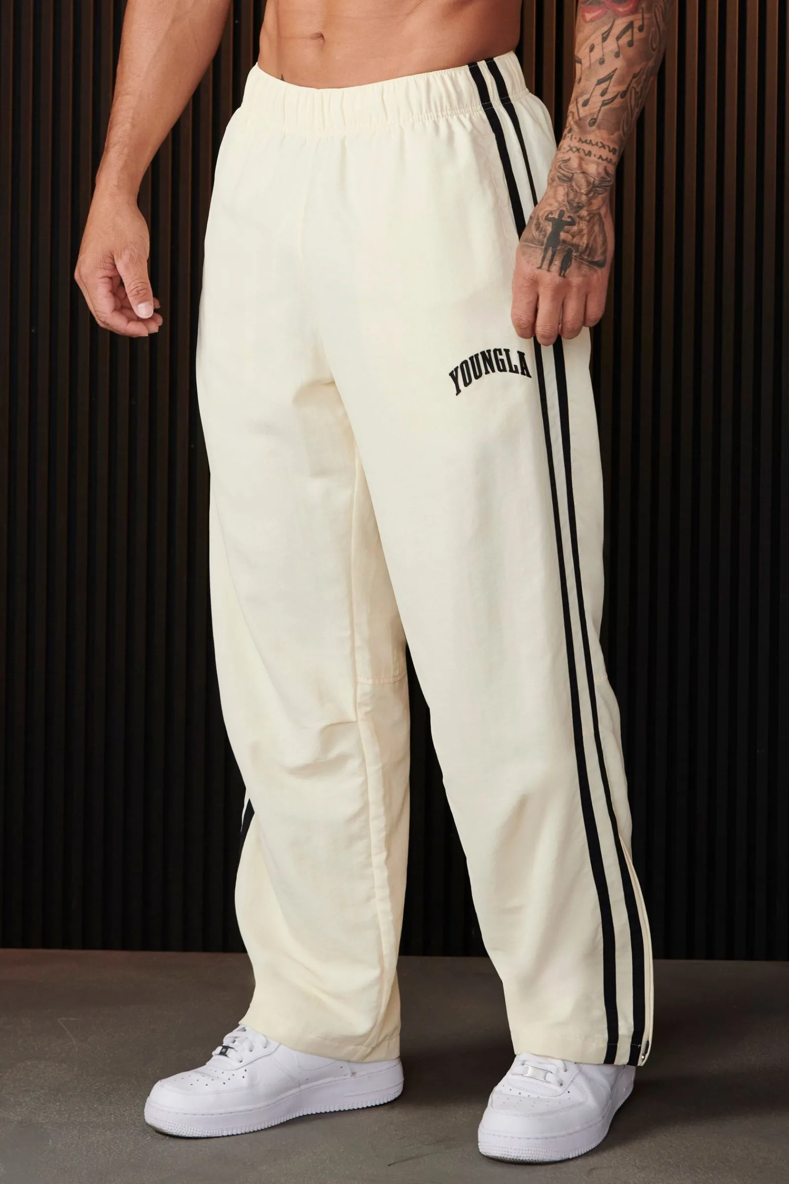 Joggers<Youngla 249-Flagship Track Pants Black|Burgundy|Deep Purple|Jungle Green
