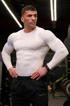 Shirts<Youngla 830-Flexfit Compression Longsleeves Black|Heather Grey|Hunter Green|Plum