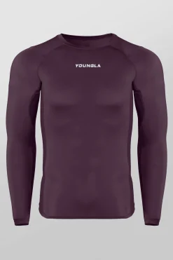 Shirts<Youngla 830-Flexfit Compression Longsleeves Black|Heather Grey|Hunter Green|Plum