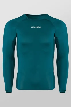 Shirts<Youngla 830-Flexfit Compression Longsleeves Black|Heather Grey|Hunter Green|Plum