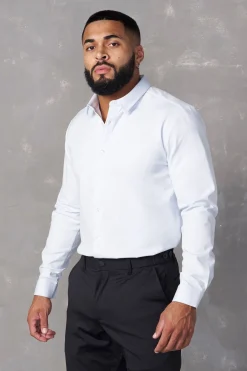 Shirts<Youngla 803-Formal Dress Shirts Black|Light Pink|Navy|Purple