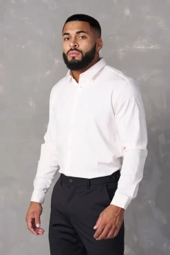Shirts<Youngla 803-Formal Dress Shirts Black|Light Pink|Navy|Purple