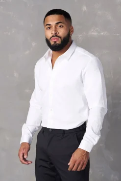 Shirts<Youngla 803-Formal Dress Shirts Black|Light Pink|Navy|Purple