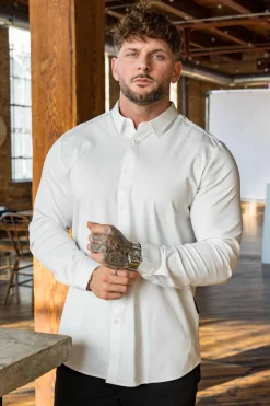 Shirts<Youngla 803-Formal Dress Shirts Black|Light Pink|Navy|Purple